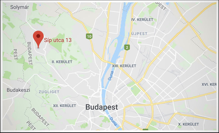 Budapest, 2. kerület Síp u. 13 - sebességváltózár Bear-Lock
